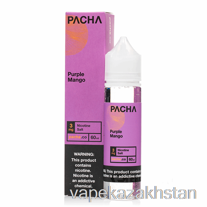 Vape Disposable Purple Mango - Pacha - 60mL 0mg